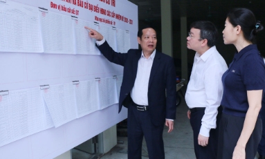  Thường trực HĐND tỉnh giám sát công tác chuẩn bị bầu cử tại phường Từ Sơn